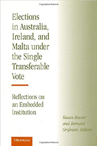 Elections in Australis, Ireland and Malta under the Single Transferable Vote